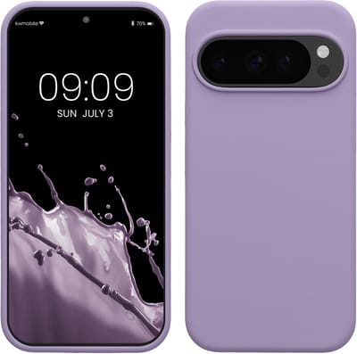 kwmobile telefoonhoesje geschikt voor Google Pixel 10 / Pixel 10 Pro - Hoesje met siliconen coating - Smartphone case in violet lila