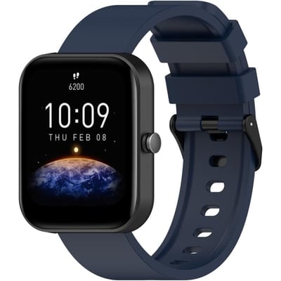 Vervangende bandjes Compatibel voor Amazfit bip3 GTS 3 GTS 2e GTS 2mini GTS 2 pop pro pop BIP U GTR 42MM GTS BIP BIP lite Type 3 gray