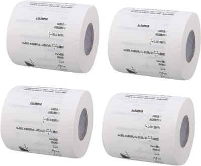 Toiletpapier met Formule - Papier Rollen - Decoratie en Gebruik - Uniek Formulepatroon - 4 Rollen - Wit