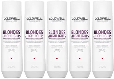 10x Goldwell Dualsenses Blondes & Highlights Anti-Yellow Shampoo 250ml