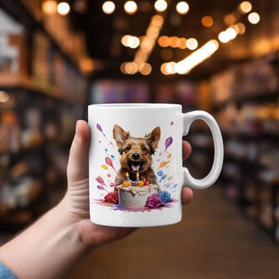 Beker cadeau voor haar of hem, kerst, verjaardag, honden liefhebber, zus, broer, vriendin, vriend, collega, moeder, vader, hond