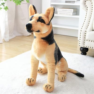 1 st 23 -66 cm Realistische Honden Pluche Speelgoed Staande Collie Vlekken Hond Gevuld Zacht Simulatie Dier Poppen Voor Kinderen Jongens Cadeaus St Praktisch Gebruik 23cm