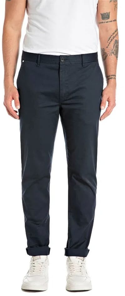 Replay M9998.000.84905 Chino Broek Blauw 29 / 32 Man