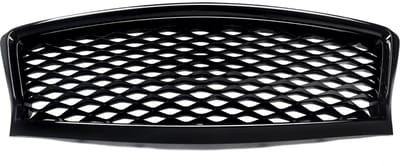 Voorbumper - Voor Infiniti Q50 2018-2022 - Auto accessoires - Voorgrille - Mesh grille - Gloss Zwart
