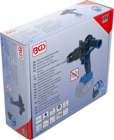 BGS Accu slagmoersleutel - borstelloos - 80 Nm - 18 V - zonder accu