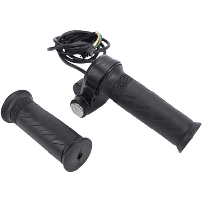 Poignée d'accélérateur complète 3 broches Étanche avec 2 clés Remplacement pour Ridstar 0 black