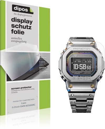 dipos – 6x Matte Beschermfolie geschikt voor Casio G-Shock GMW-BZ5000RC | Krasbestendige & antireflecterende Screenprotector Ultra-Thin