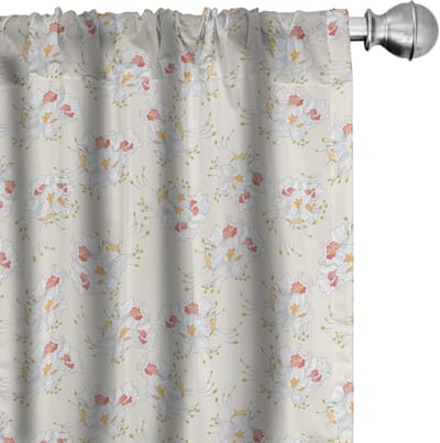 ABAKUHAUS Gordijnen – 2-delig 75x175 cm – Mikrofaser, halfdonker, Marigold