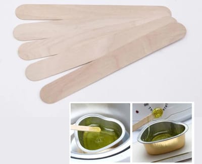 CHPN - Harsstokjes - Harsspatel - Houten Harsspatel - Wegwerp Spatels voor Hars Wax - 100 stuks - Tongspatels - 15CM - Universeel