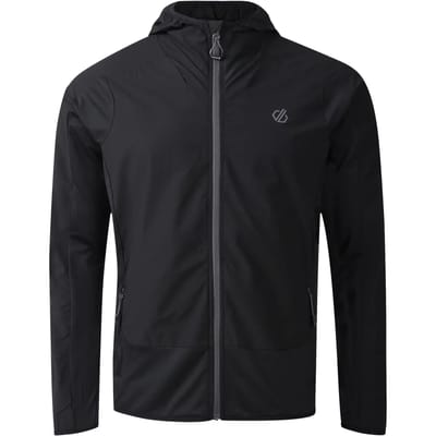 Dare2B Heren Endurance Windbestendige Waterafstotende Stretch Midlayer met Capuchon