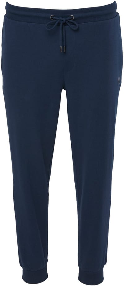 Men Plus - Heren - Trainingsbroek Buik-Fit Modern Fit - Navy blauw - Maat 7XL