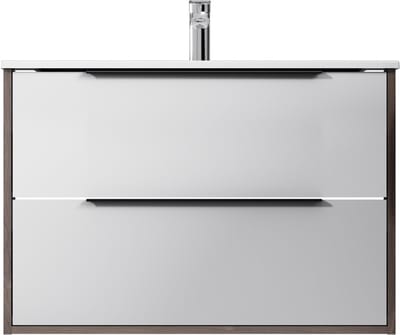 AM.PM Flash - Badkamermeubel met wastafel - 80 cm - 2 lades - Wastafelonderkasten