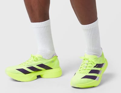 adidas Adizero Adios Pro 4 Solar Yellow Plum Heren Sneakers Aura-Plum Powder-Plum JP6623 41⅓ yellow