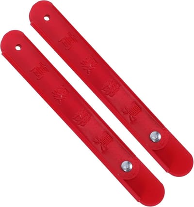 Ladder Scharnier Set - Trekstang Vervanging - Ladder Stabiliseren - Geïsoleerd Aluminium Ontwerp - 21.5 cm - Rood