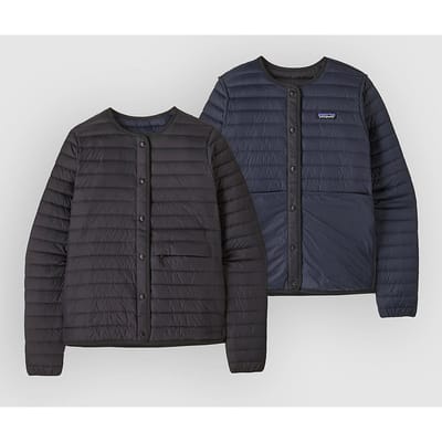 Patagonia Lw Reversible Down Sweater Vest zwart