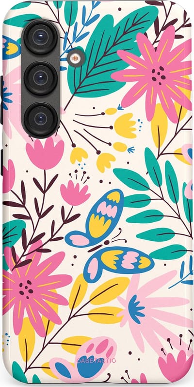 Casetastic Hoesje Geschikt voor Samsung S25 - Stijlvolle Beschermende Duo-layer Case - Lente Leven