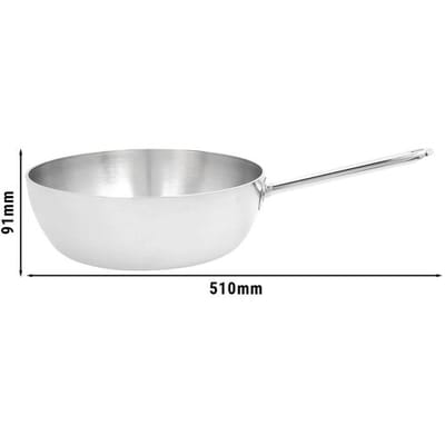 DEMEYERE APOLLO 7 - Sauteerpan - Conisch - Ø 280mm - RVS