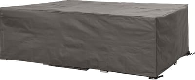 Perel Buitenhoes voor tuinset, grijs, rechthoekig, 320 cm x 275 cm x 80 cm