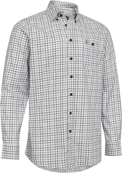 Deerhunter Gavin Overhemd Outdoor Overhemd Jacht Overhemd Lange Mouwen Overhemd Scandinavisch Overhemd Blue Check Maat -43/44