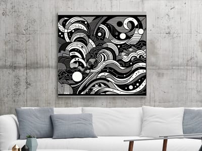 Kunstprint | Wanddecoratie | Dibond | 40 × 40 cm