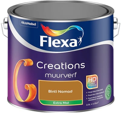 Flexa - Creations Muurverf Extra Mat - Binti Nomad - Mengverf - 2,5 L