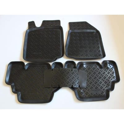 Tapis De Sol En Caoutchouc - J&J AUTOMOTIVE - Mercedes A Classe W168 - 3D - Antidérapant - Sur Mesure noir