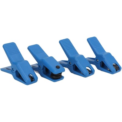 4 pièces Bouchons de ligne de fluide Empêchent les fuites Plastique nylon résistant aux chocs Kit de bouchons pour conduites de carburant pour direction assistée blue