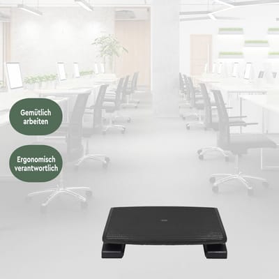 Ergonomische Voetensteun Verstelbaar met Antislip voor Comfortabele Zitpositie