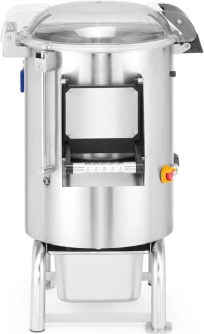 HENDI Aardappelschiller – Professioneel – 10 kg capaciteit – 230V/750W – Roestvrij staal – 22 liter – Timer