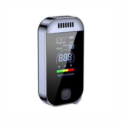 Digitale Alcolholtester - Geen mondstuk nodig - USB oplaadbaar - met LCD Scherm - Compact, Draagbaar en Ideaal voor Directe Alcoholmeting