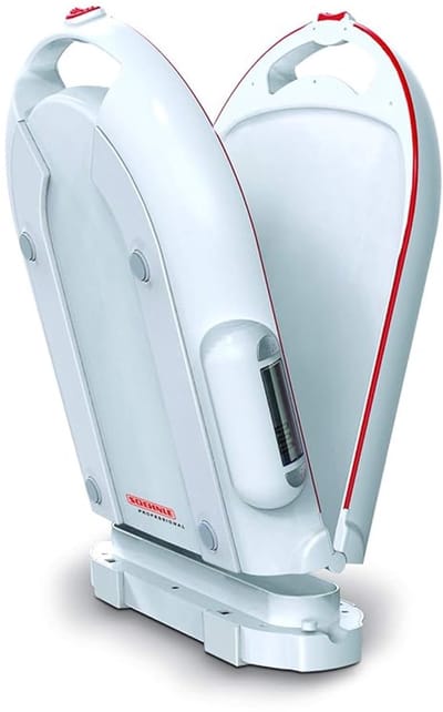 Babyweegschaal Opvouwbaar - Precisie Weegschaal - Baby Gewicht Meten - Gepatenteerd Klapmechanisme - Max 15kg - Wit