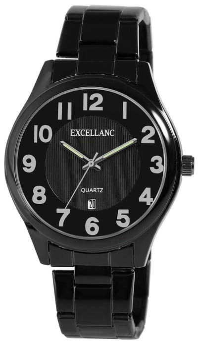 EXCELLANC Herenhorloge metaal Mineralglas