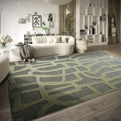 Flycarpets Villeroy & Boch - Laagpolig Vloerkleed - Therese - Jungle Groen - 160x230 cm