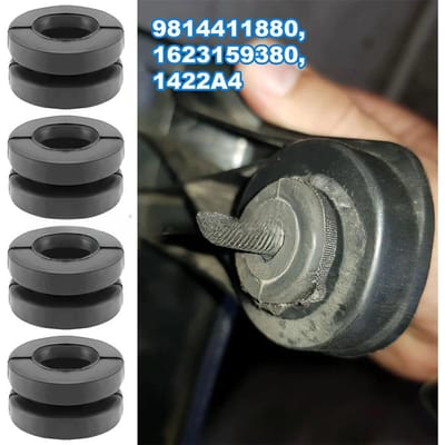 4 Stuks Voor Citroen C3 C4 II Aircross Picasso Celysee Stud Pad Luchtfilterhuis Montage Rubberen Doorvoer Buffer Bushing 9814411880 gray