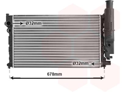 Van Wezel - RADIATOR VOOR PEUGEOT 405 1987-1997 1300J1