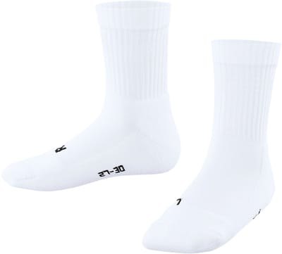 FALKE Dynamic SO gedessineerd katoen sokken kinderen wit - maat 35-38