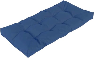 Bank Kussen - Zitkussen Buiten - Comfortabel Zitten - Waterdicht Polyester - 200x60cm - Diepblauw