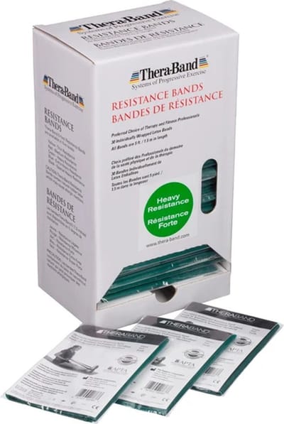 Thera-Band - Oefenband dispenser 30 x 1,5 m zwaar - groen