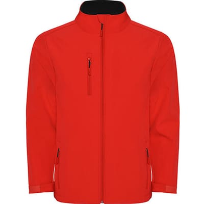 Roly Kinder/Kinder Nebraska Soft Shell Jas (Rood)