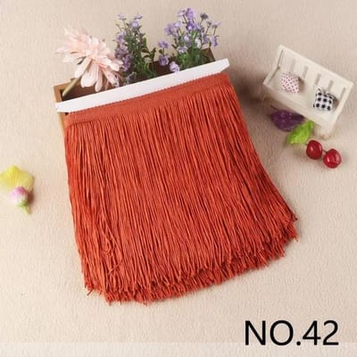 10M 10-30cm Meetee Franje Kwastjes Franjes voor Tassen Decoratieve Afwerkingen Franjes voor Gordijnen Kleding Kant Lint Stof Accessoires 10cm