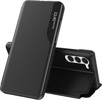 Hoesje geschikt voor Samsung Galaxy S23 Plus - Techsuit eFold Book Case - Zwart