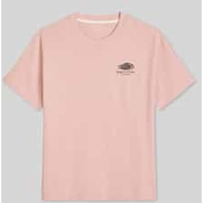 Loose fit t-shirt van 100% katoen met rugprint