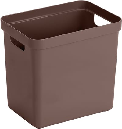 Sunware Sigma home opbergbox 25L bruin 350 x 246 x 363 mm