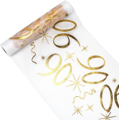Tafelrunner - Gouden rol - voor feesten en vieringen - 28 cm x 10 m