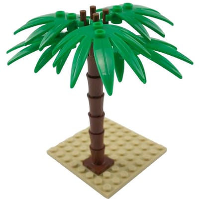 MIJN EIGEN CREATIE Planten Palmbomen Blad Bouwstenen Speelgoed Ideaal Voor Kinderen DOE-HET-ZELF Speelgoed 6135 2563 2566