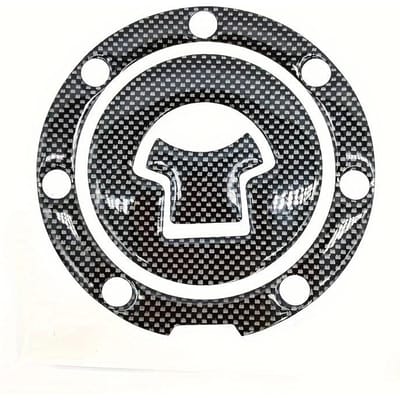 Autocollant de Réservoir d'Essence de Moto - Motif à Carreaux Noirs et Blancs, Parfait pour Personnaliser Votre Moto, Accessoires de Moto gray
