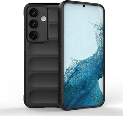 MobyDefend Hoesje - Geschikt voor Samsung Galaxy S24 - TPU Gripcase - Zwart