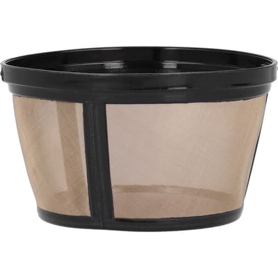 Filtre à café réutilisable en acier inoxydable Filtre pour machine à café Convient pour M.. Machines à café black
