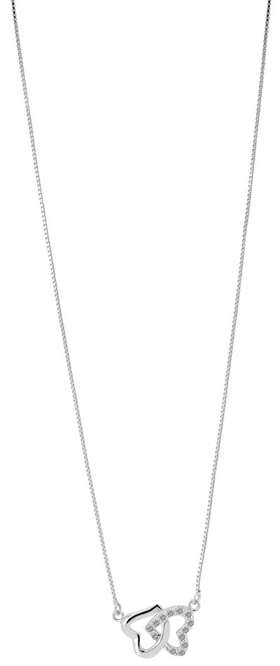 AKZENT Akzent dames ketting met hanger "Pina" uit 925 Sterlingzilver, gerhodineerd, duurzaam