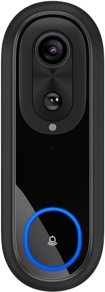 1080p HD Draadloze Videodeurbel – Intelligente Intercomcamera voor Tuya-app – IP65 Waterdicht – Tweerichtings Audio- toegang op afstand – Compatibel met iOS en Android